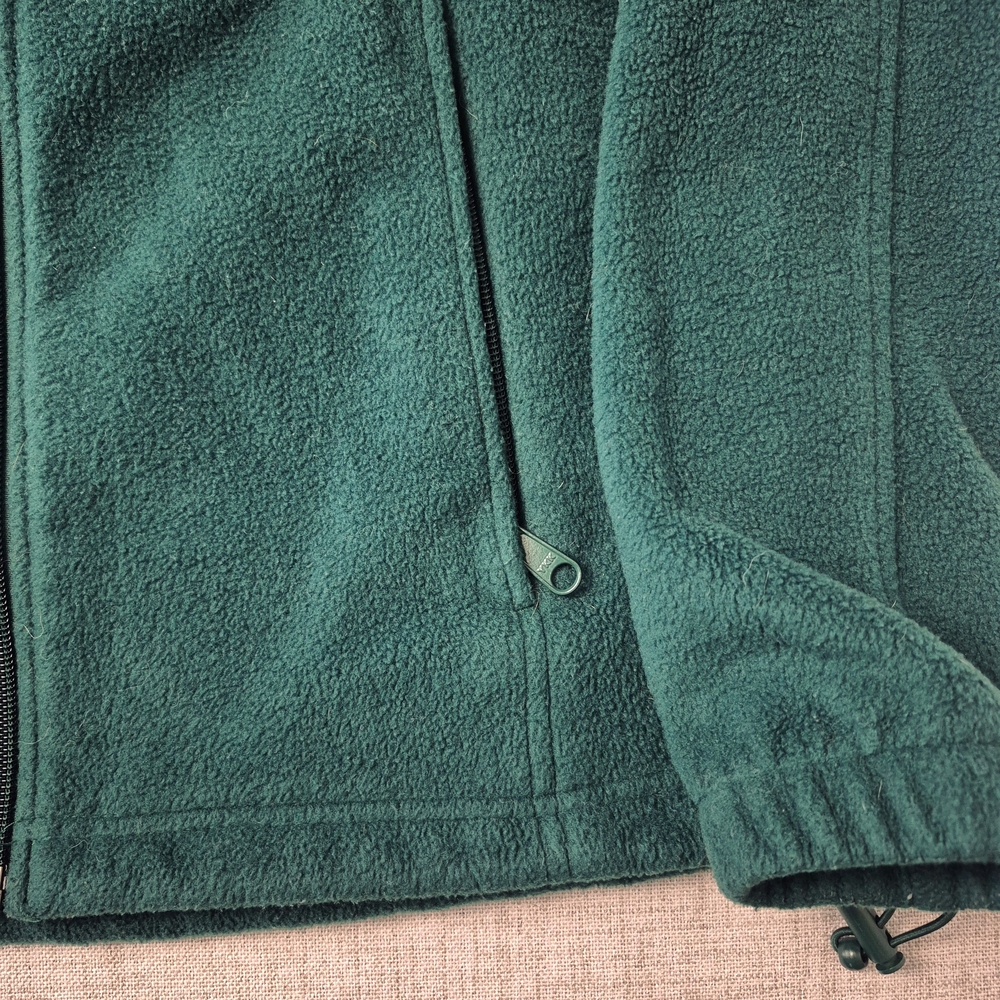 Columbia Benton Springs Full Zip Fleece Jacket Forest Green Small - Picture 3 of 10